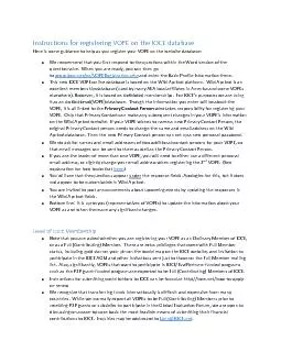 Instructions for registering VOPE on the IOCE databaseHere is some gui