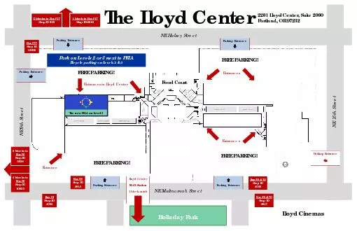 Park on Levels 2 or 3 next to PELA Future Entrance Coming 2016