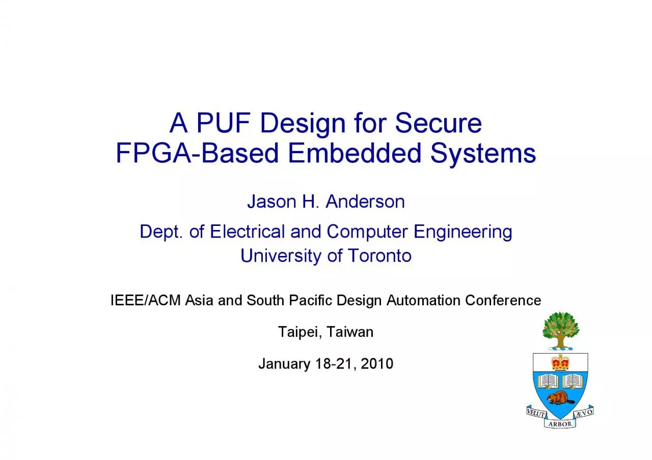 PDF-c Design Automation Conference