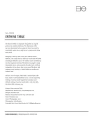 Entwine table