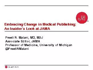 Embracing Change in Medical Publishing
