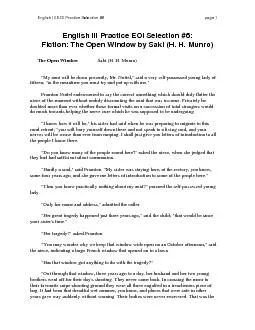 English III EOI Practice Selection 6  page 1 English III Practice EOI