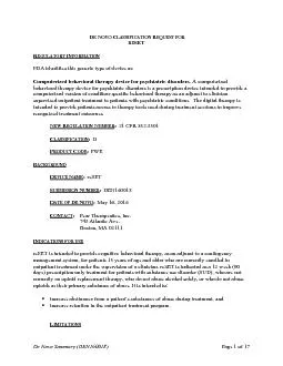 Page 1 of 17 LASSIFICATION EQUEST FOR SETEGULATORY NFORMATION