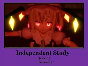 PDF-Independent Study