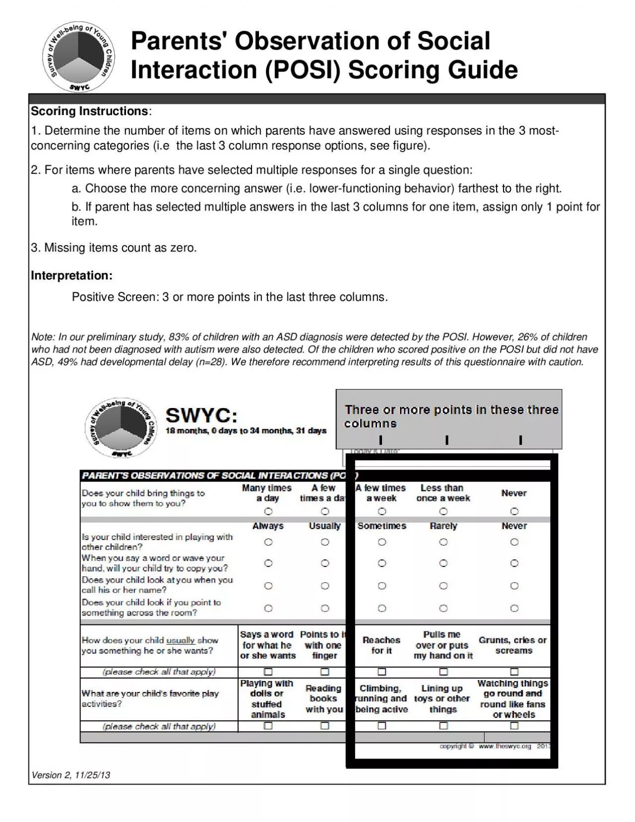 PDF-Scoring Instructions