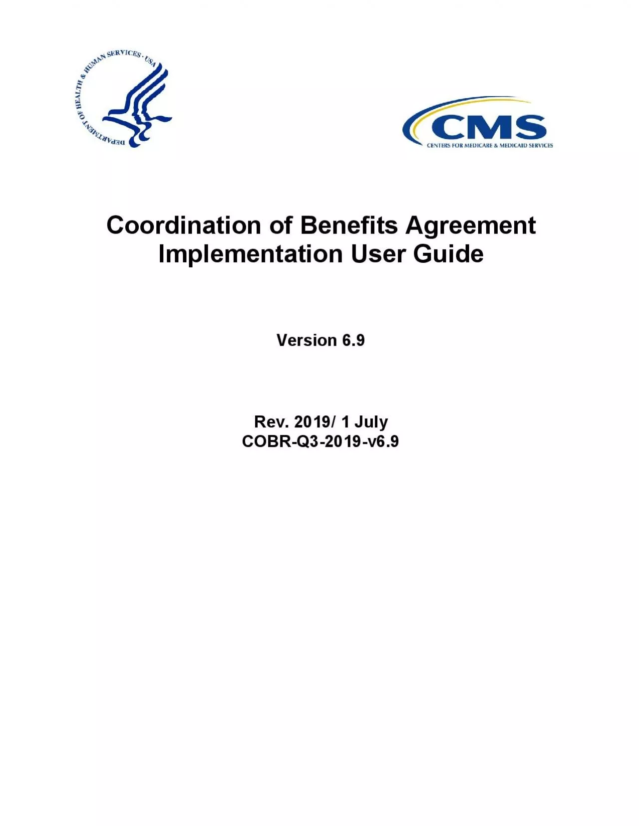 PDF-Coordination of Benefits AgreementImplementation User GuideVersion 69