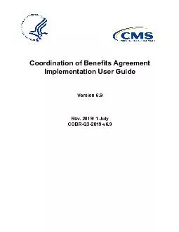 Coordination of Benefits AgreementImplementation User GuideVersion 69