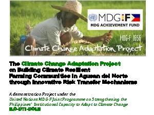 Climate Change Adaptation Project