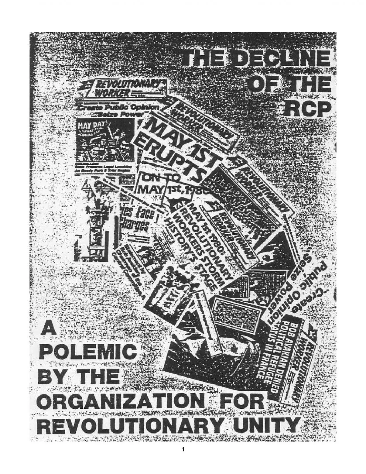 PDF-2THE DECLINE OF THE RCP A POLEMIC BY THE ORGANIZATION FOR REVOLUTIONA