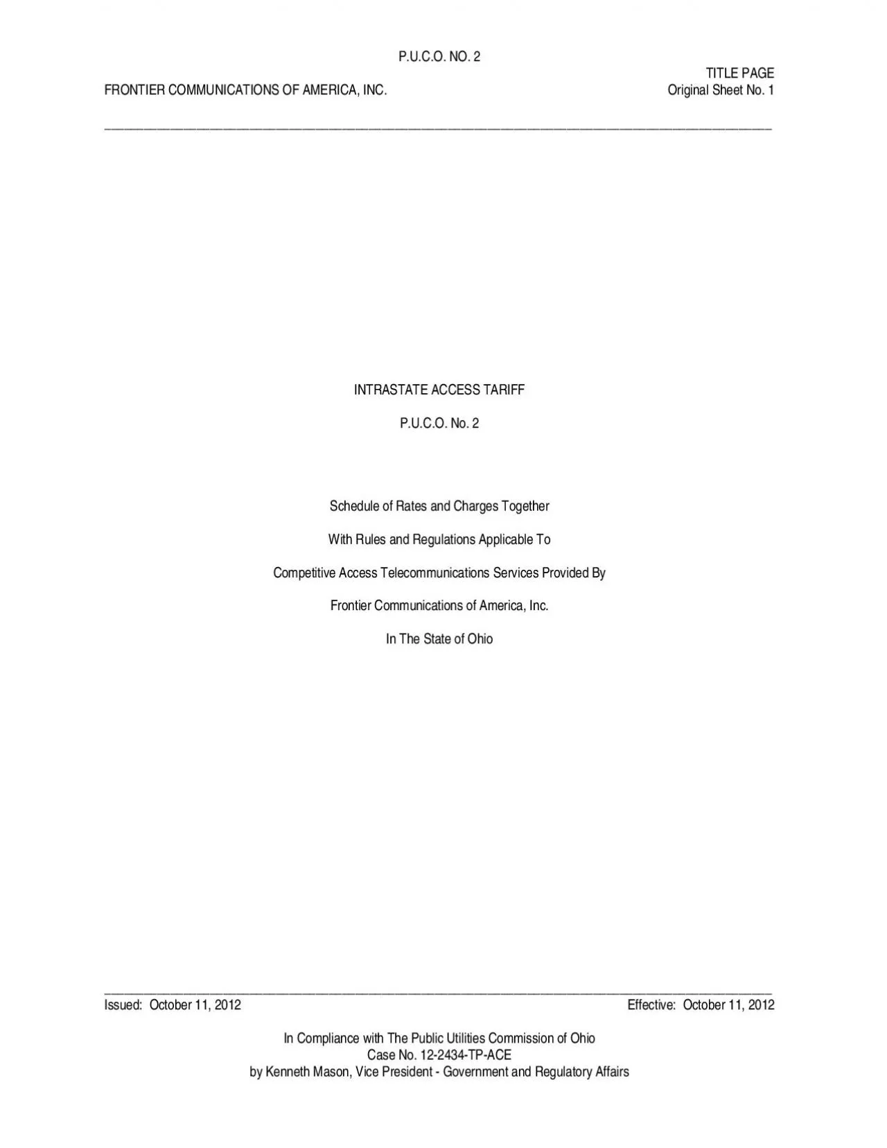 PDF-PUCO NO 2 FRONTIER COMMUNICATIONS OF AMERICA INC INTRASTATE ACC