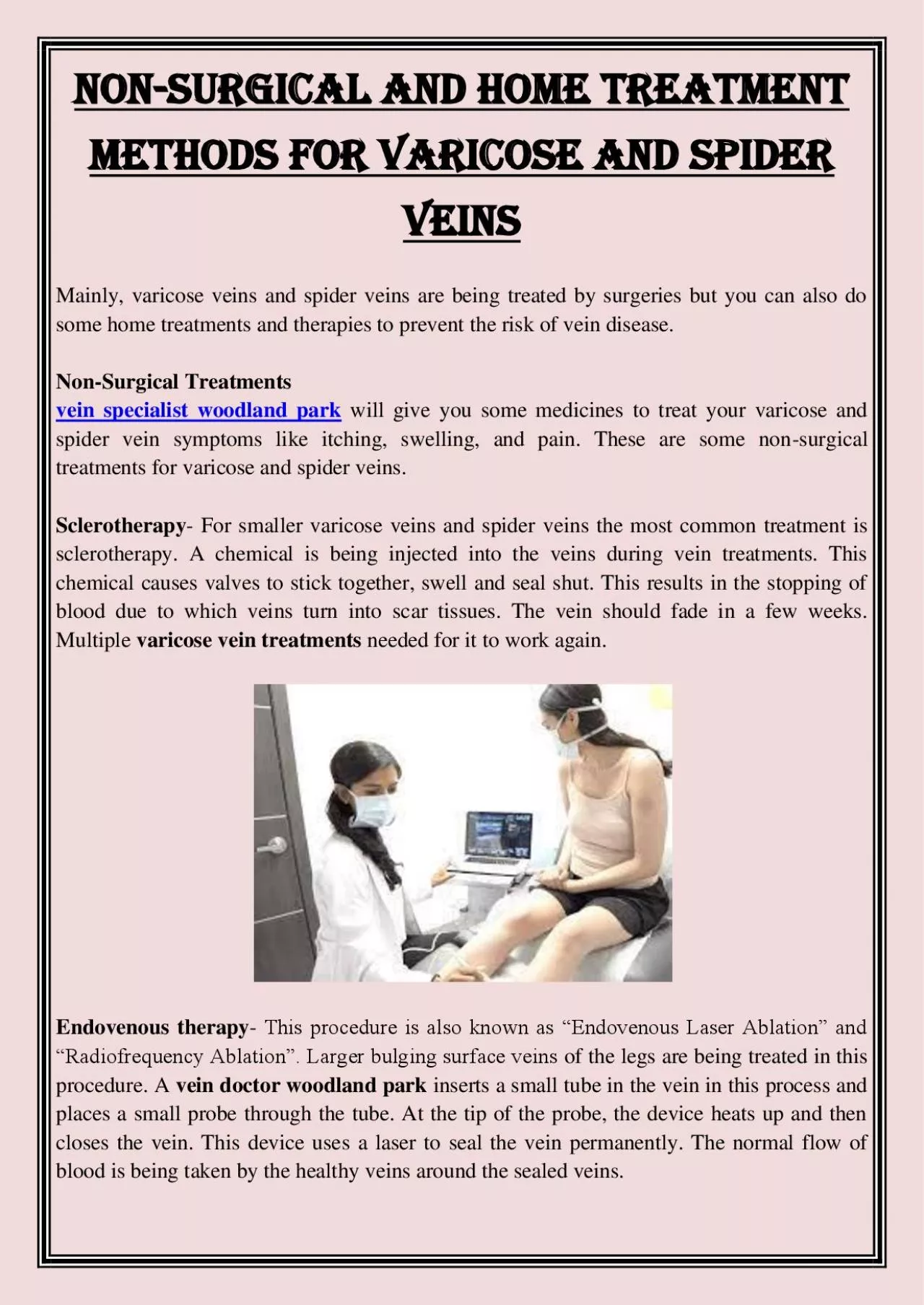 PDF-Non-surgical and Home treatment methods for Varicose and Spider veins