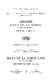 HAYA DE LA TORRE CASE JUDGMENT OF