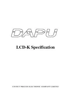 K Specification