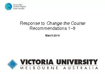 Response to Change the CourseRecommendations 1March