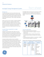 envisage Energy Management System Background To manage