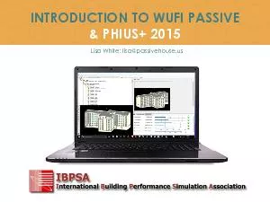 PDF-INTRODUCTION TO WUFI PASSIVE