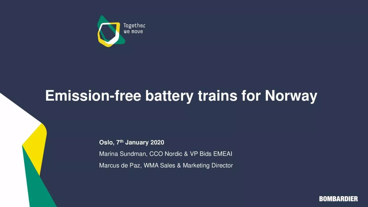 PDF-trains for Norway