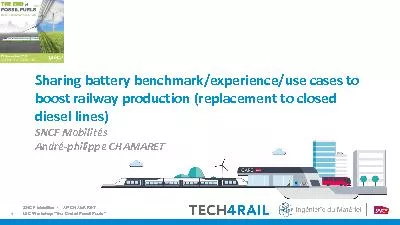 Sharing battery benchmarkexperienceuse cases to