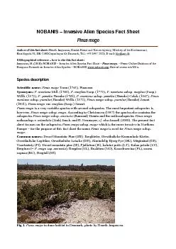 NOBANIS 150 Invasive Alien Species Fact Sheet