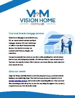 Mortgage refinance nevada | Vision Home Mortgage