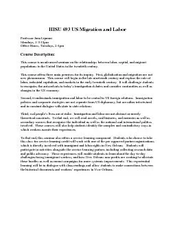 HISU 693 US Migration and Labor