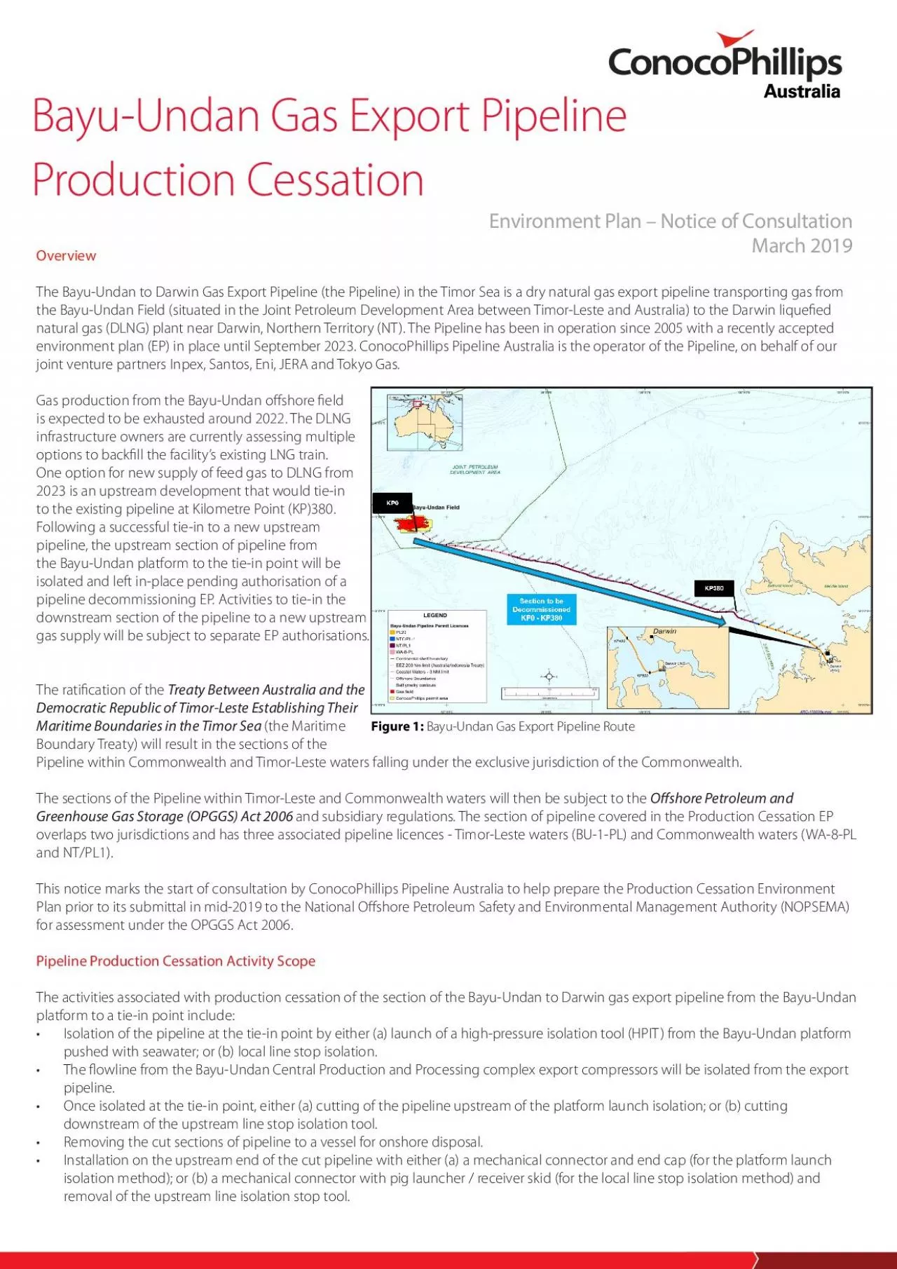 PDF-The BayuUndan to Darwin Gas Export Pipeline the Pipeline in the Tim