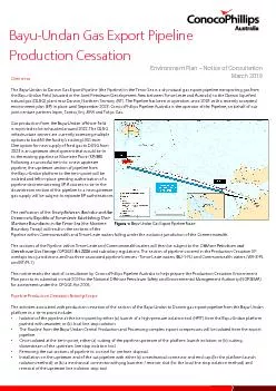 The BayuUndan to Darwin Gas Export Pipeline the Pipeline in the Tim