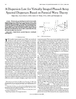 IEEEJOURNALOFQUANTUMELECTRONICSVOL40NO4APRIL2004ADispersionLawfor