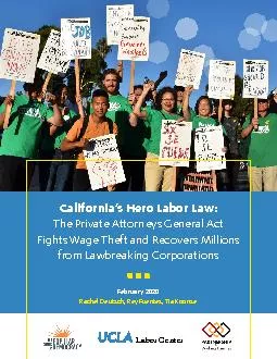 California146s Hero Labor LawThe Private Attorneys General Act Fig