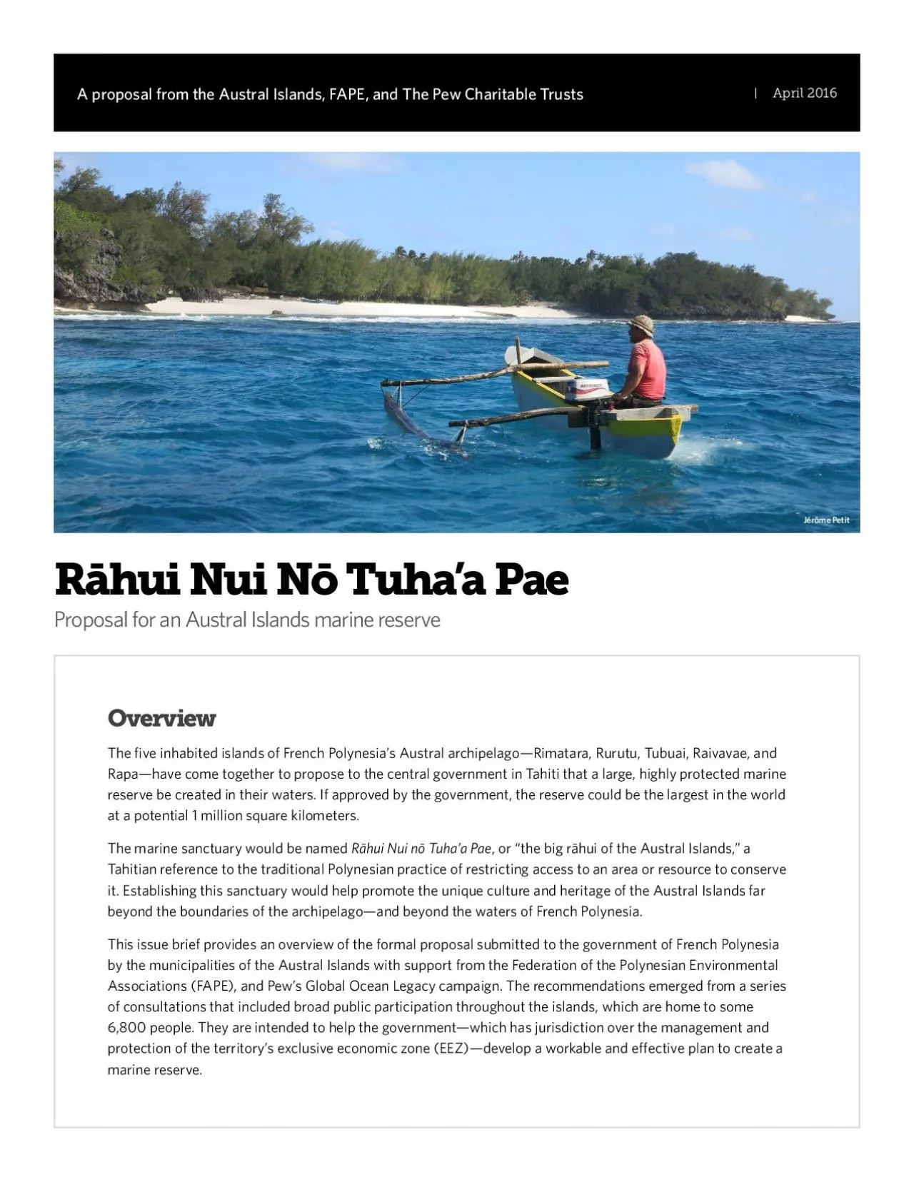 PDF-R31hui Nui N30 Tuha146a PaeProposal for an Austral Islands ma