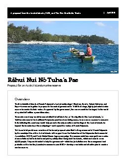 R31hui Nui N30 Tuha146a PaeProposal for an Austral Islands ma