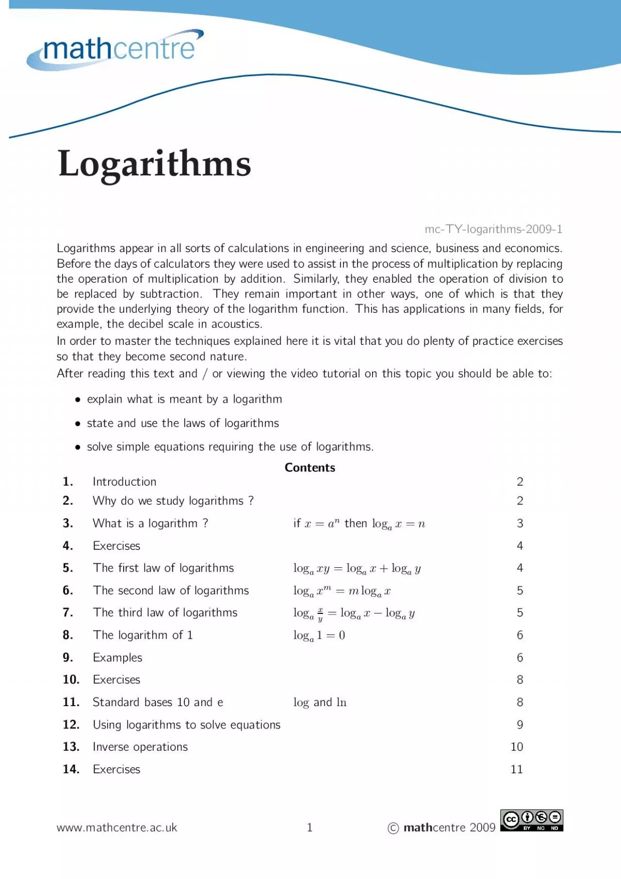 PDF-Logarithms