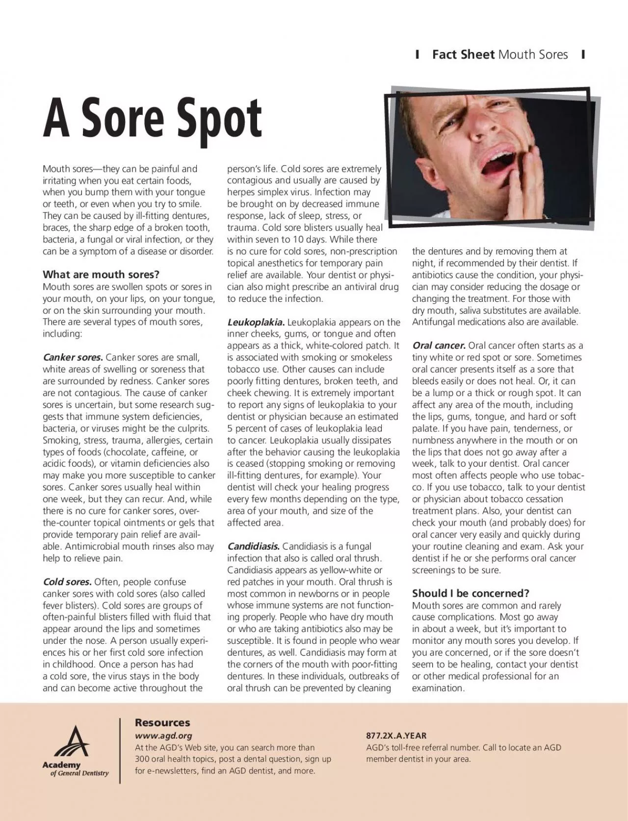 PDF-Mouth sores151they can be painful and irritating when you eat certa