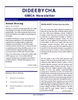 GMCA Newsletter 1