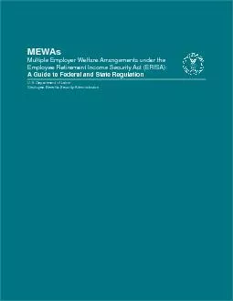 MEWAsMultiple Employer Welfare Arrangements under the Employee Retirem