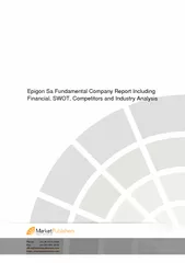 Epigon Sa Fundamental Company Report Including Financi