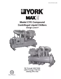 Model CYK CompoundCentrifugal Liquid Chillers