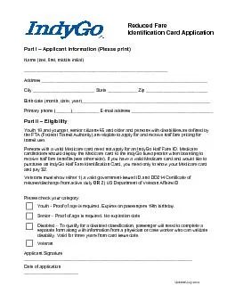 Part I 150 Applicant Information Please print Name last first