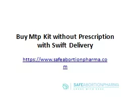 Buy Mtp Kit without Prescription with Swift Delivery