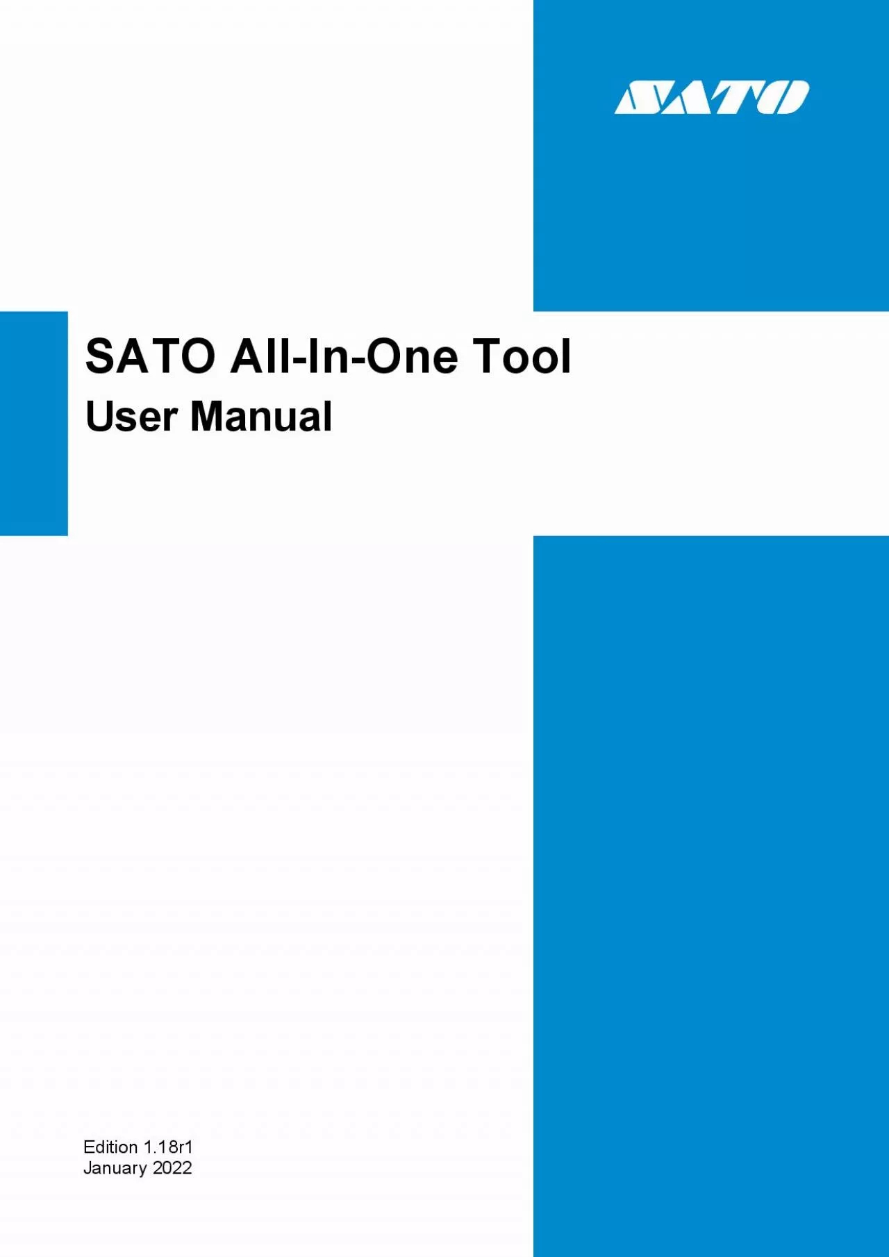 PDF-SATO AllOne Application