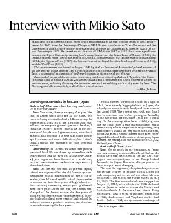 InterviewwithMikioSato