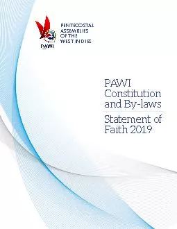 PDF-PENTECOSTAL PAWIConstitutionand BylawsStatement of Faith 2019