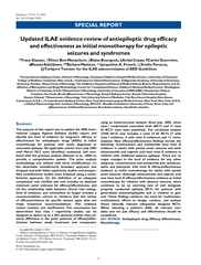 Updated ILAE evidence review of antiepileptic drug efc