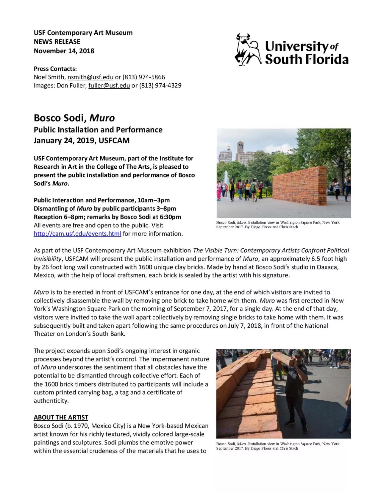 PDF-USF Contemporary Art Museum