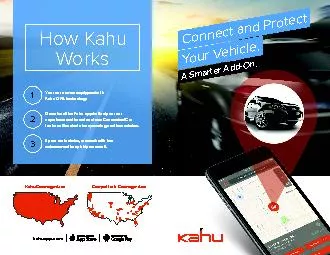 Your car comes equipped with Kahu GPS technologyDownload the Kahu app