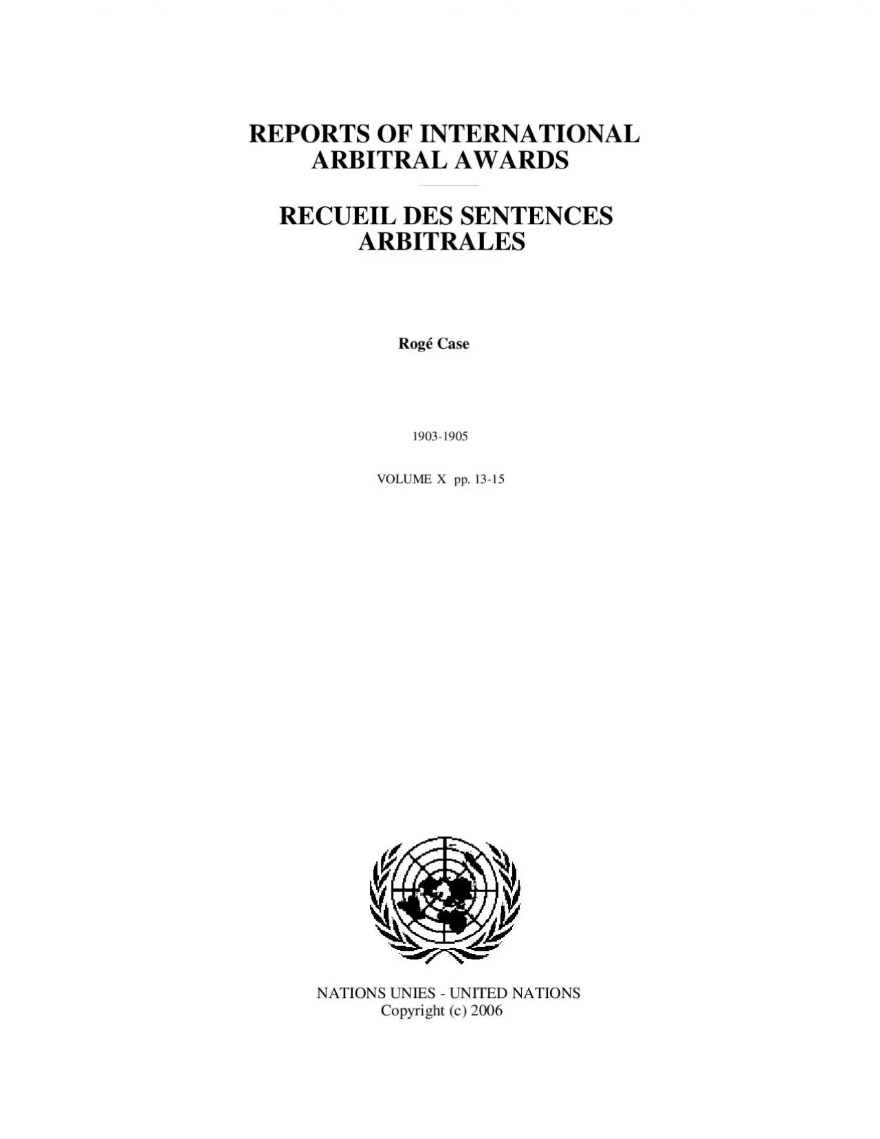 PDF-REPORTS OF INTERNATIONALARBITRAL AWARDS