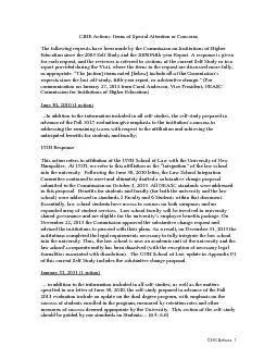 PDF-CIHE Actions Items of Special Attention or Concerns