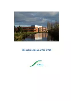 Meerjarenplan 201