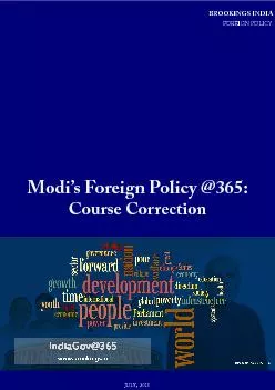 Modi146s Foreign Policy 365 Course Correction