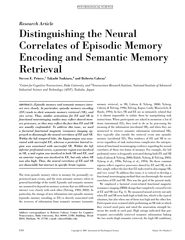 Research Article Distinguishing the Neural Correlates